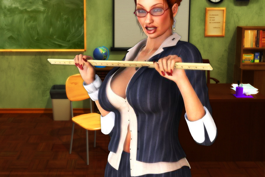 Teacher`s Pet - 3d sex flash game