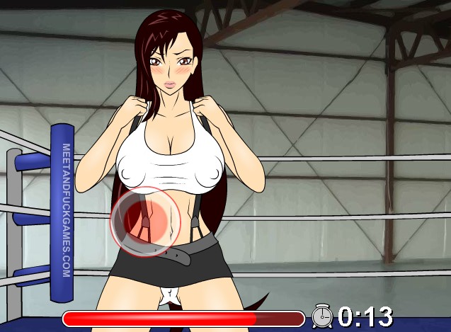 Undressing boxing - Fun sex flash game
