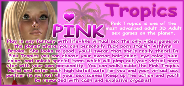 Pink Tropics - adult 3d virtual sex game